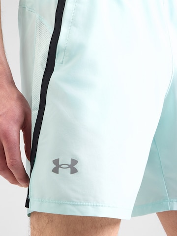 UNDER ARMOUR Regular Workout Pants 'Launch 7' in Green