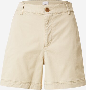 GAP - regular Pantalón chino en beige: frente