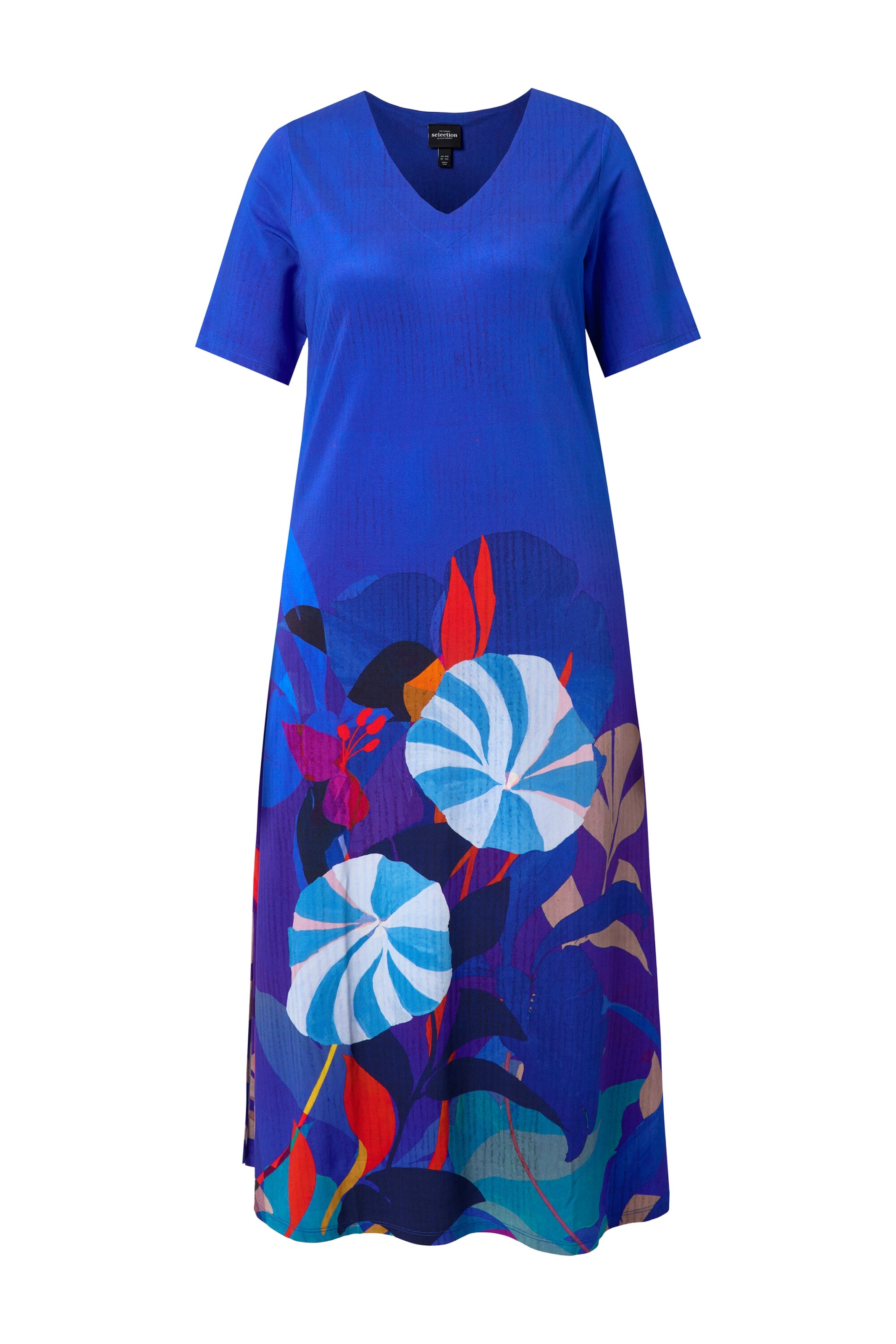 Ulla Popken Dress in Blue: front