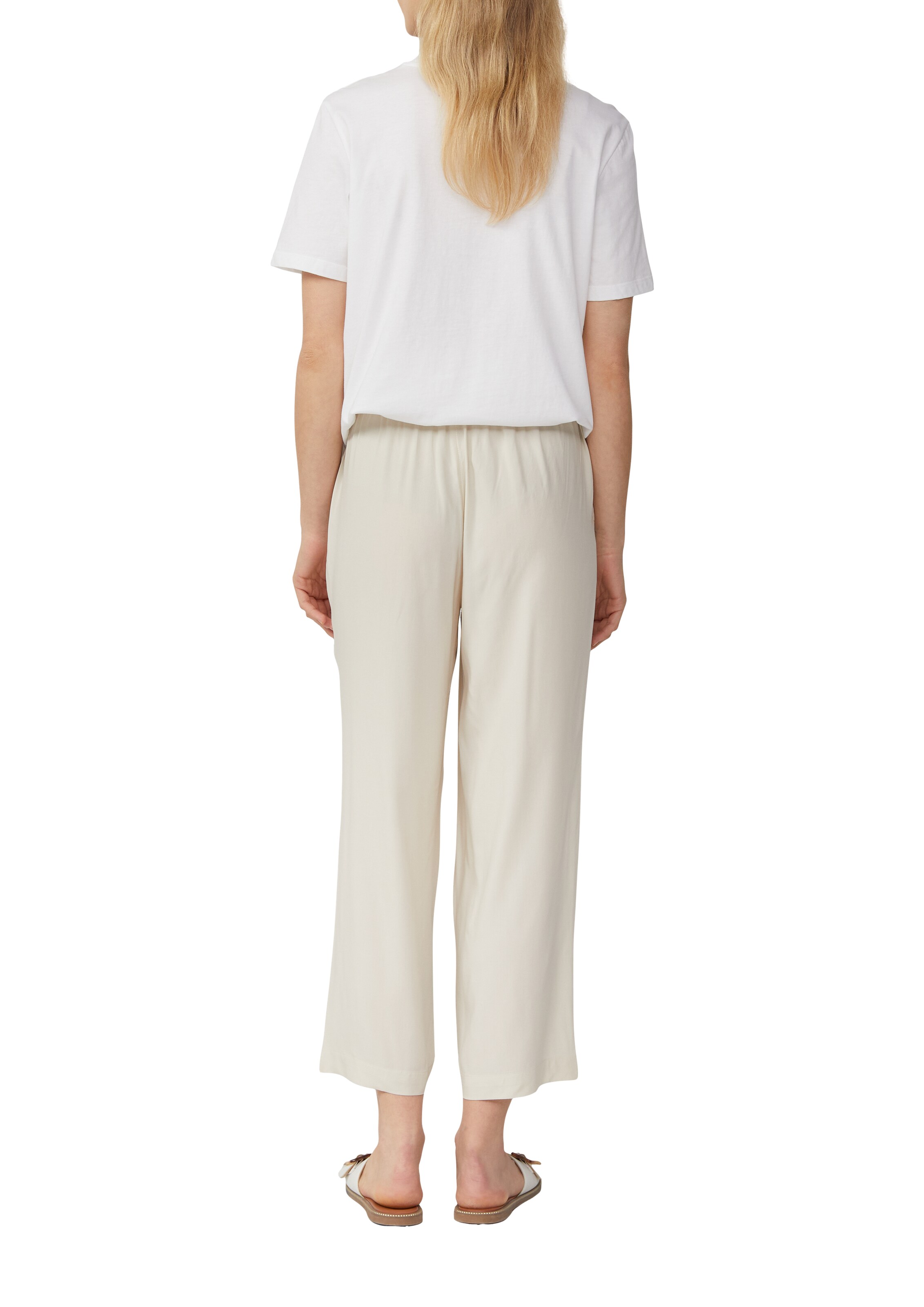 Wide Leg Pantalon s.Oliver en beige