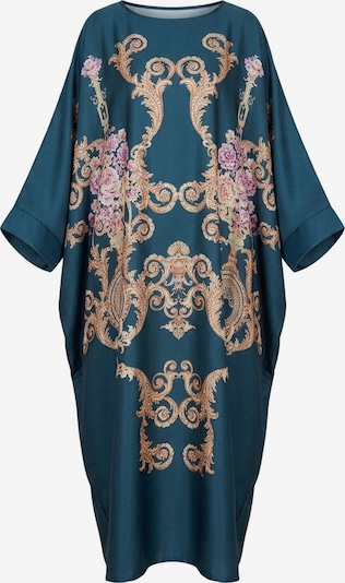 Vivi Idee Morgenmantel 'Kaftan' in XS-XXL in taubenblau, Produktansicht
