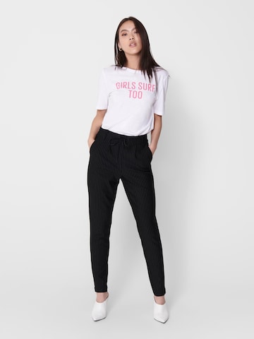 Effilé Pantalon à pince ONLY en noir