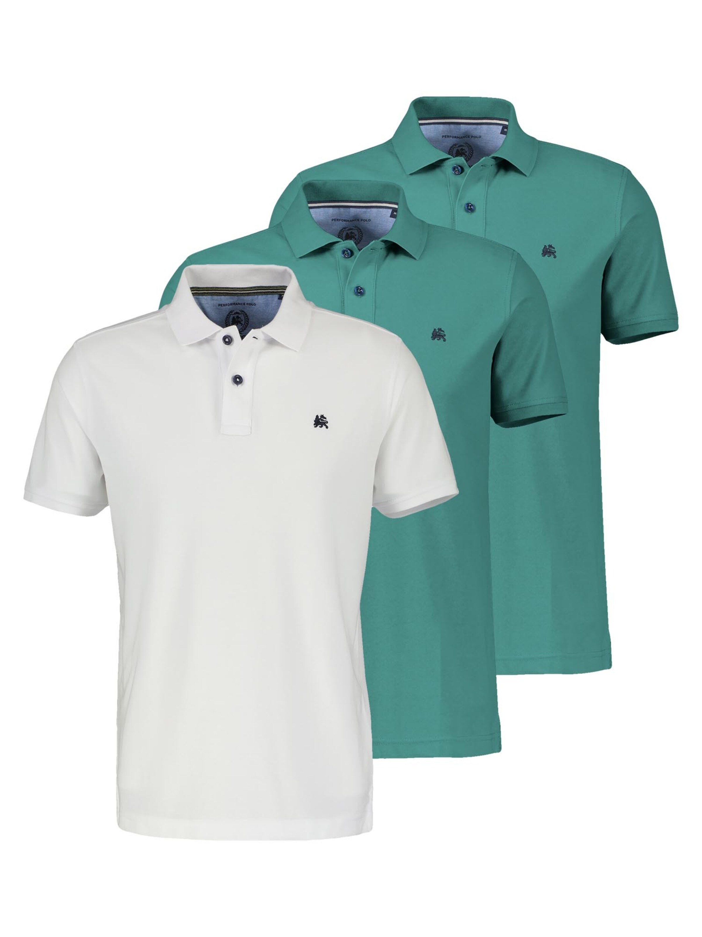 LERROS Shirt 'Basic'‌‌‌ in Blau: Vorderseite