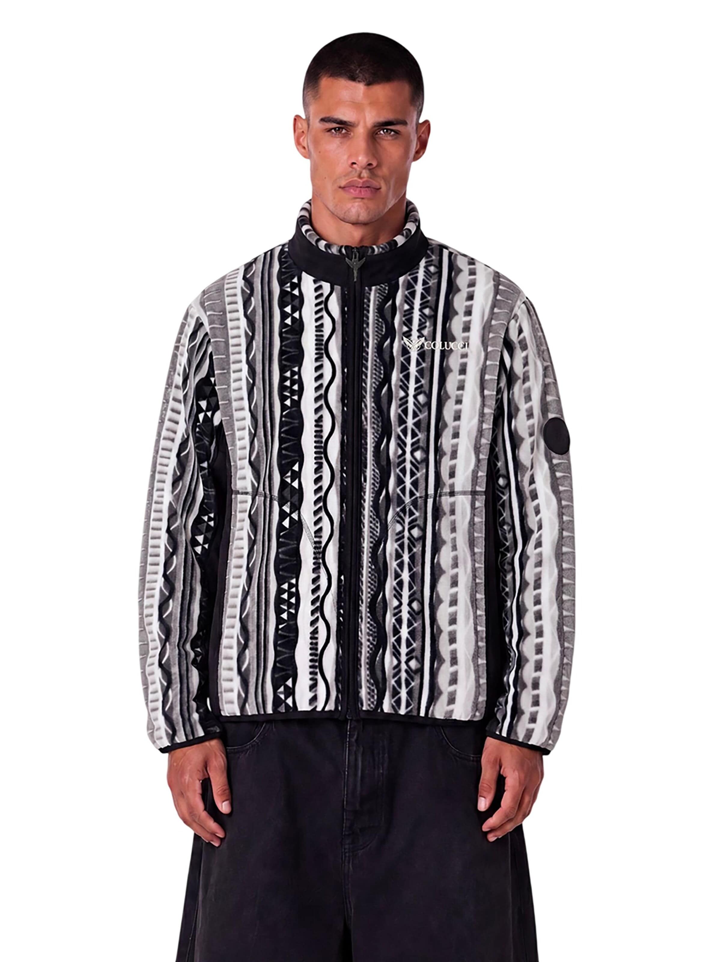 Colucci Fleece Jacket 'Signature' in Mixed colors
