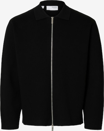 SELECTED Neuletakki 'SLHMIKE' värissä musta: etupuoli