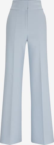 HUGO Red Loose fit Pleated Pants 'Himia' in Blue: front