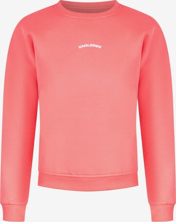 Smilodox Sweatshirt 'Kyrie' in Roze: voorkant