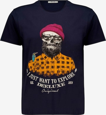 T-Shirt 'TELLSON' Deeluxe en bleu : devant