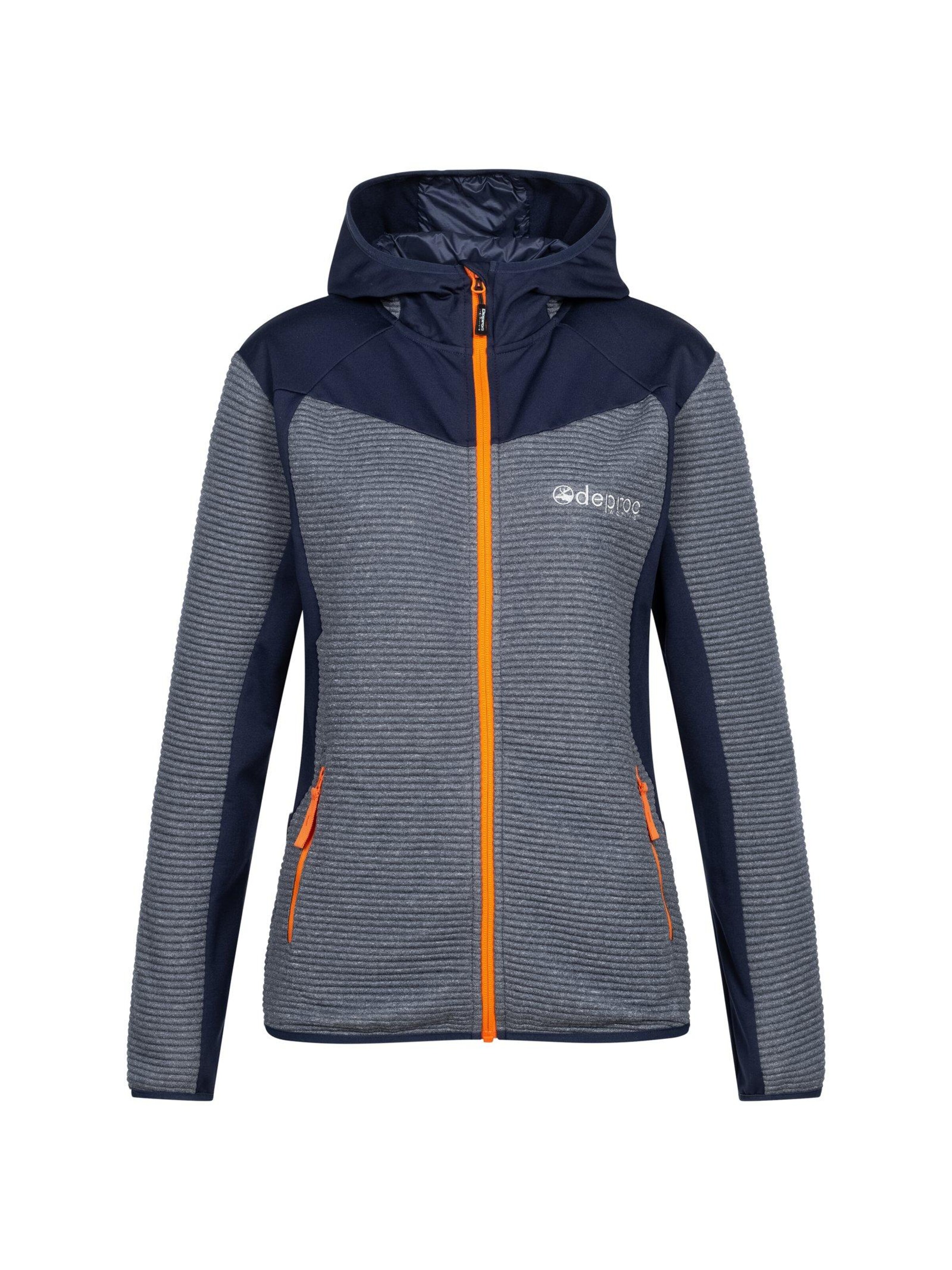 deproc Fleece Jacket 'ELM WMN' in Blue