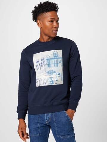 Pepe Jeans Sweatshirt 'PERCIVAL' in Blauw: voorkant