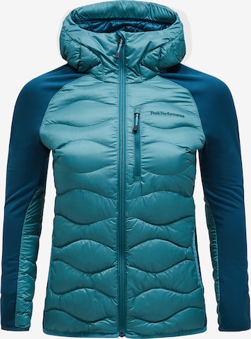 Veste outdoor PEAK PERFORMANCE en bleu : devant