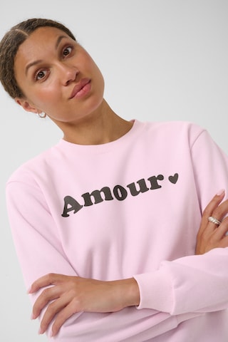 Kaffe Sweatshirt 'KAmila ' i pink