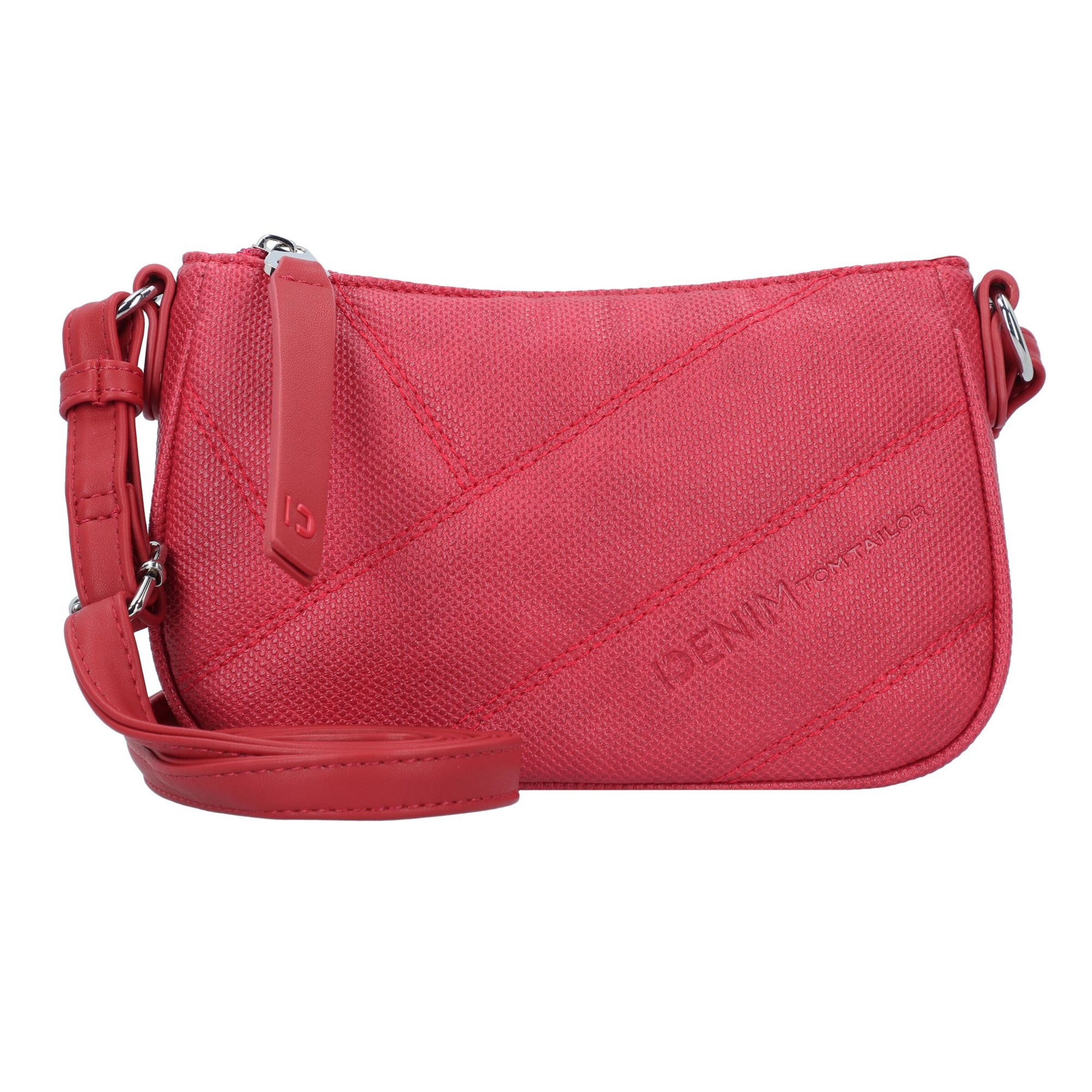 TOM TAILOR DENIM Schoudertas in Rood: voorkant