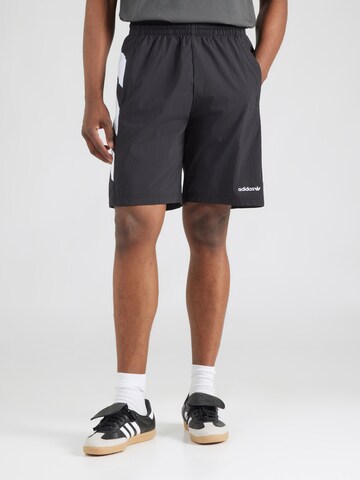 ADIDAS ORIGINALS Regularen Hlače | črna barva: sprednja stran