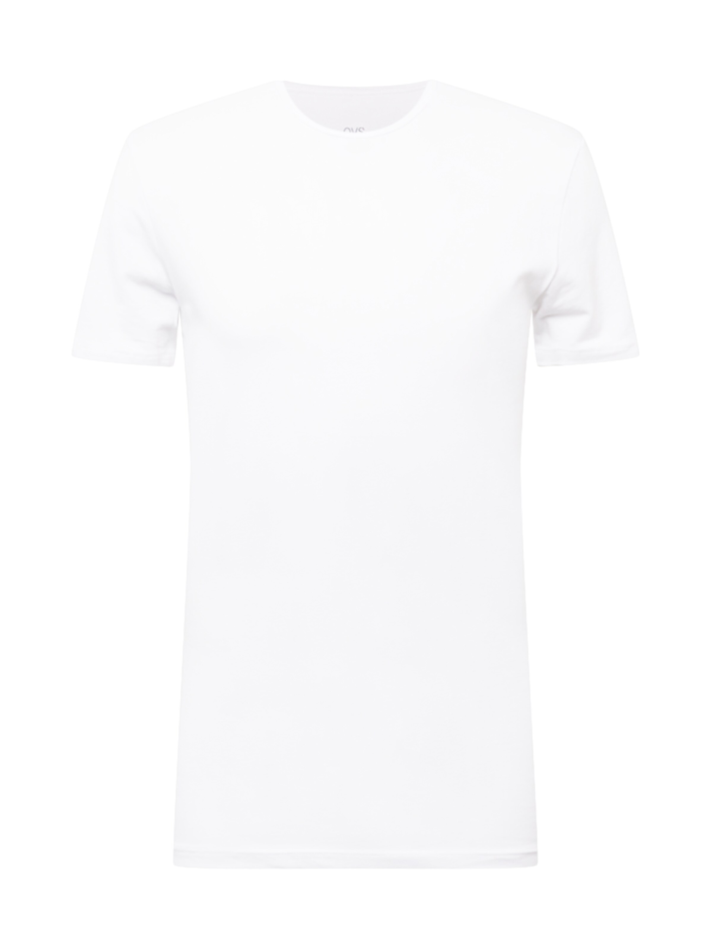 Männer Shirts OVS T-Shirt in Weiß - ED42376