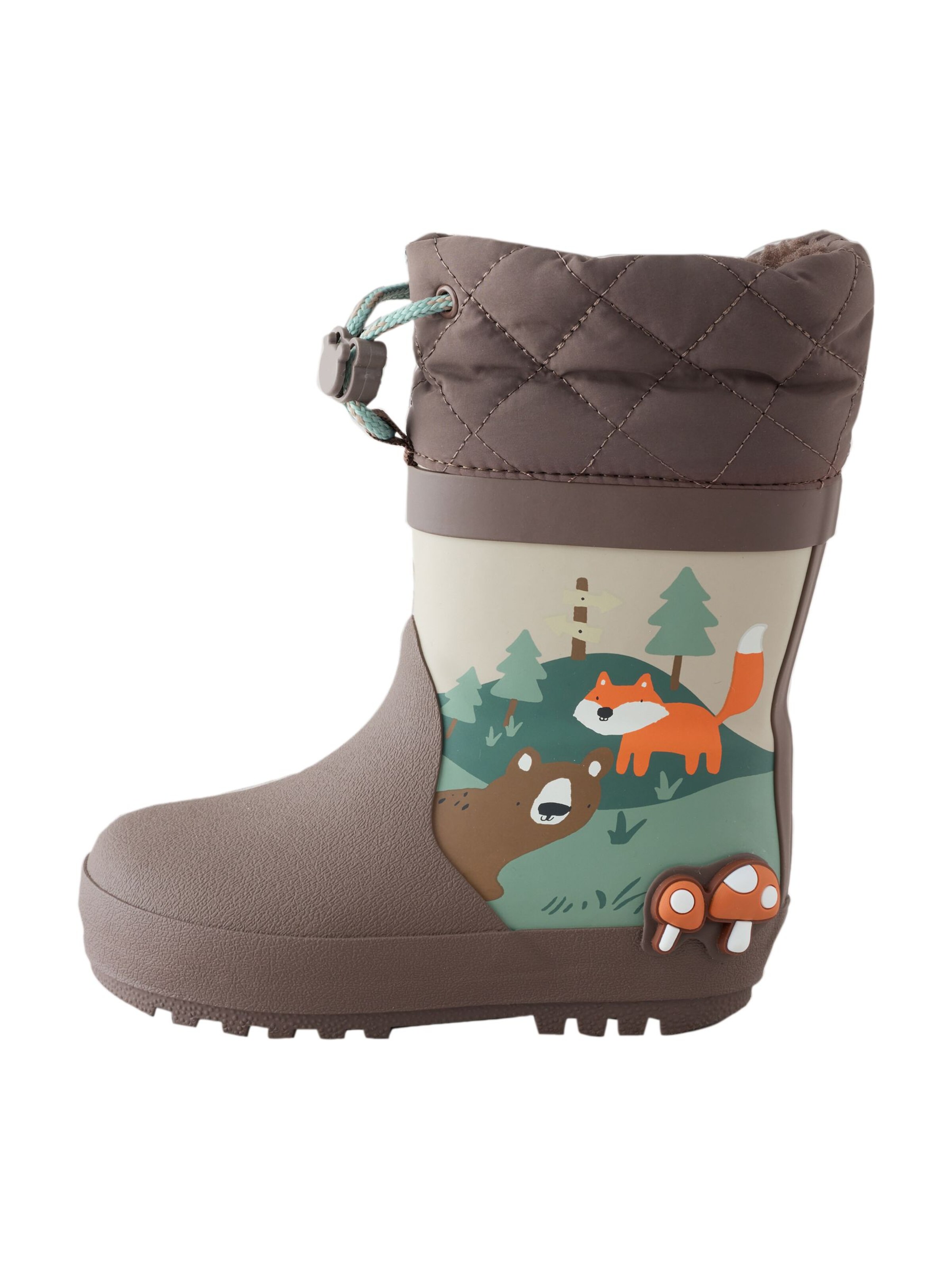 Next Gummistiefel in Braun: Vorderseite