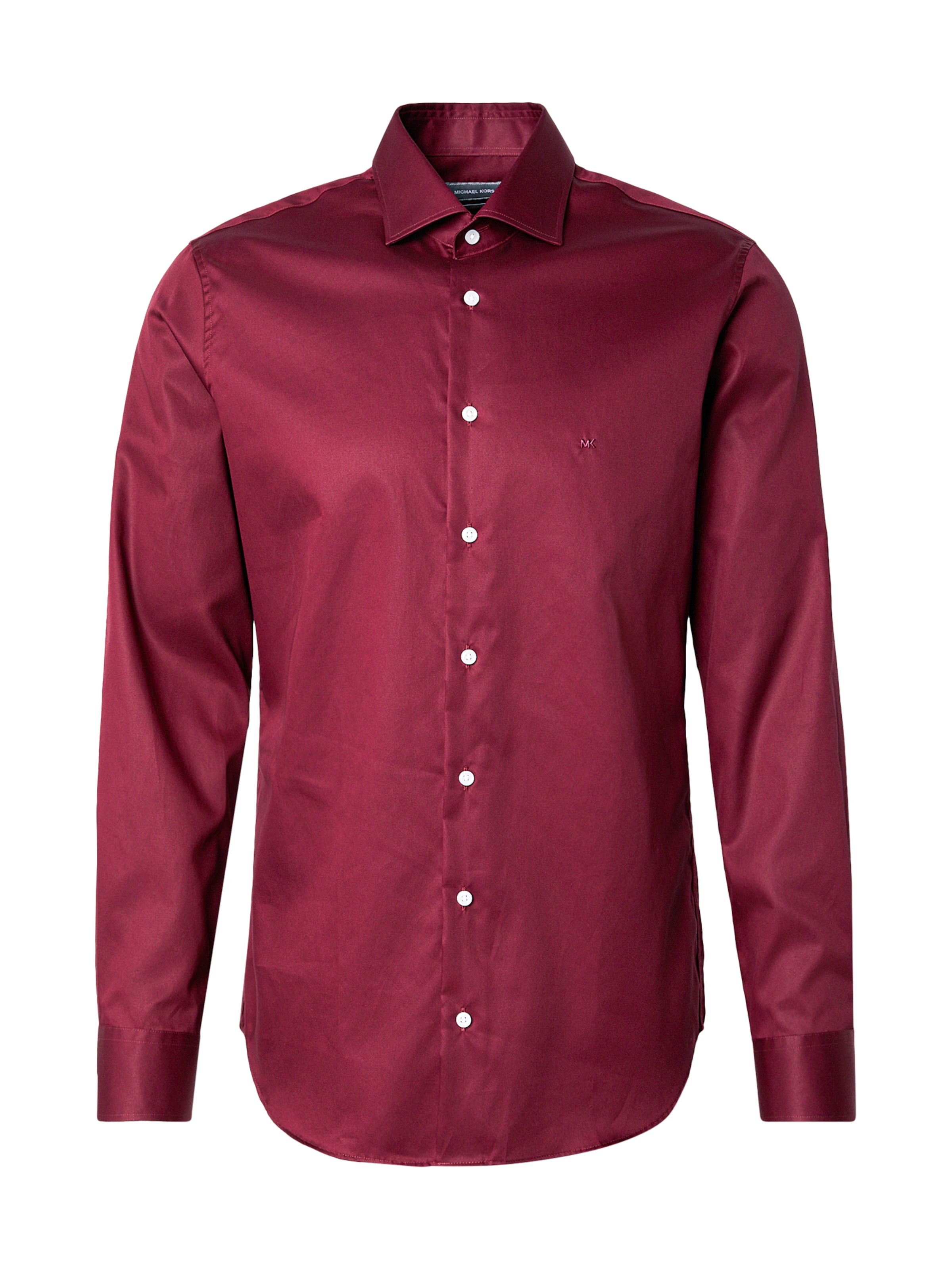 Michael Kors Слим Деловая рубашка в Красный: спереди