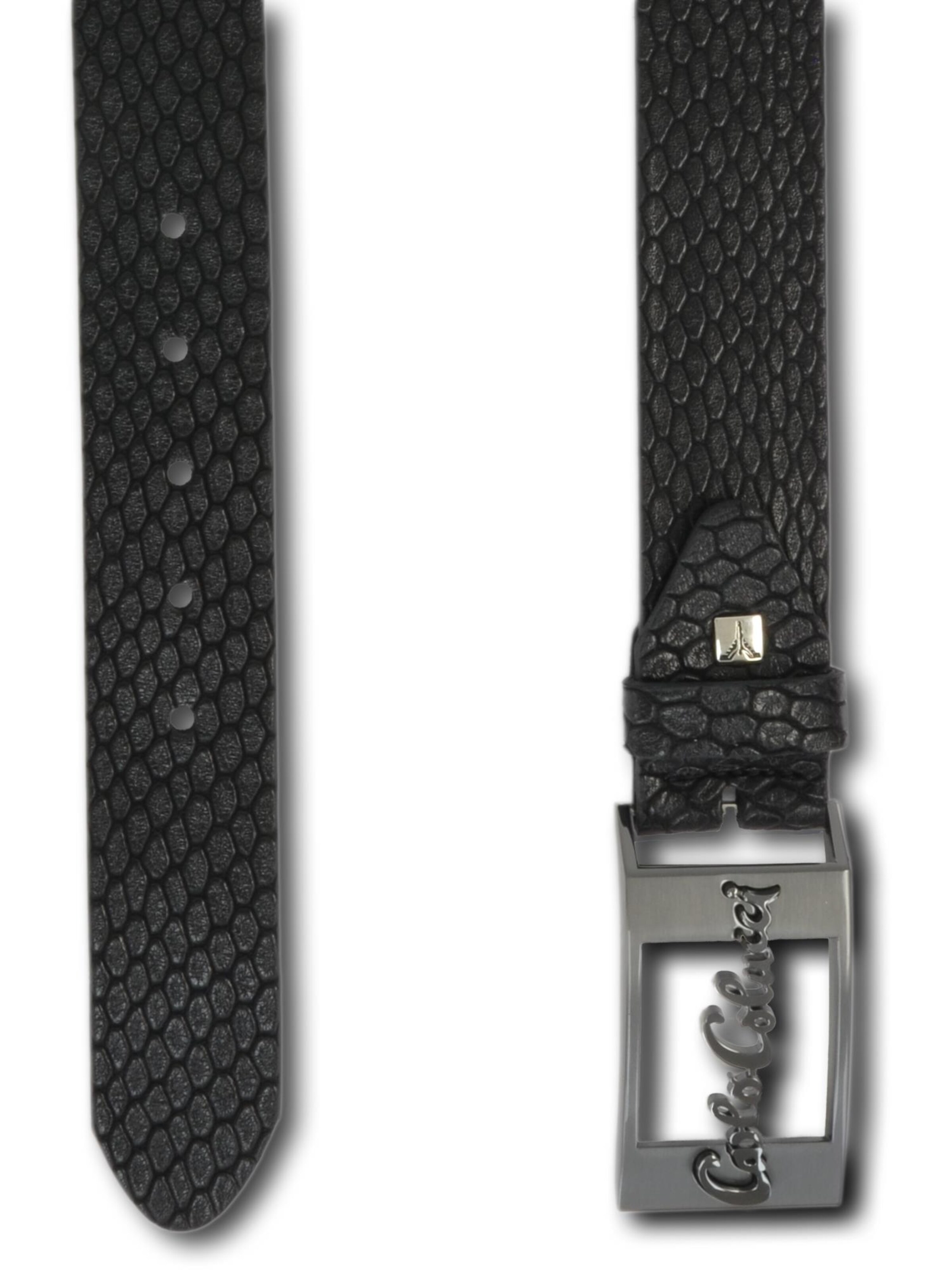 Ceinture 'Celi' Carlo Colucci en noir