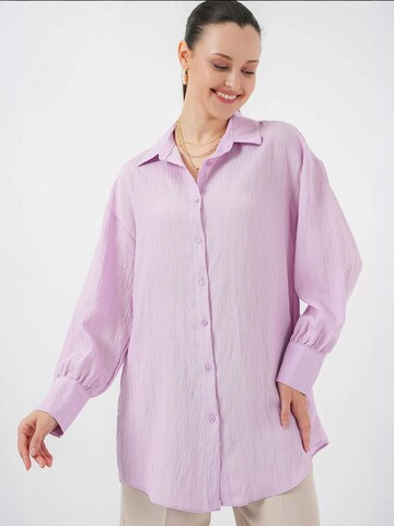 Chemisier Bigdart en violet : devant