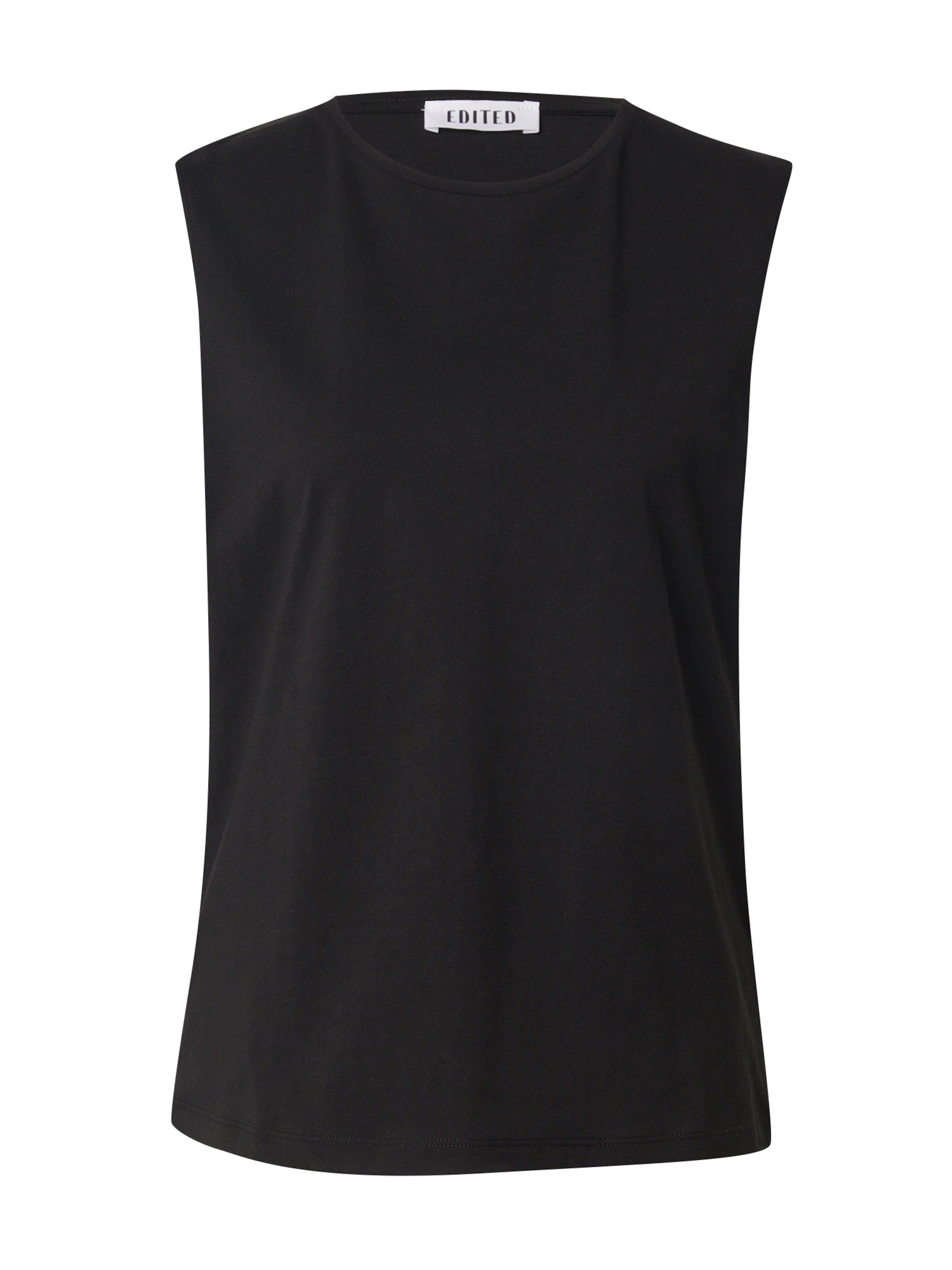 EDITED Μπλουζάκι 'Hanami' σε μαύρο: μπροστά