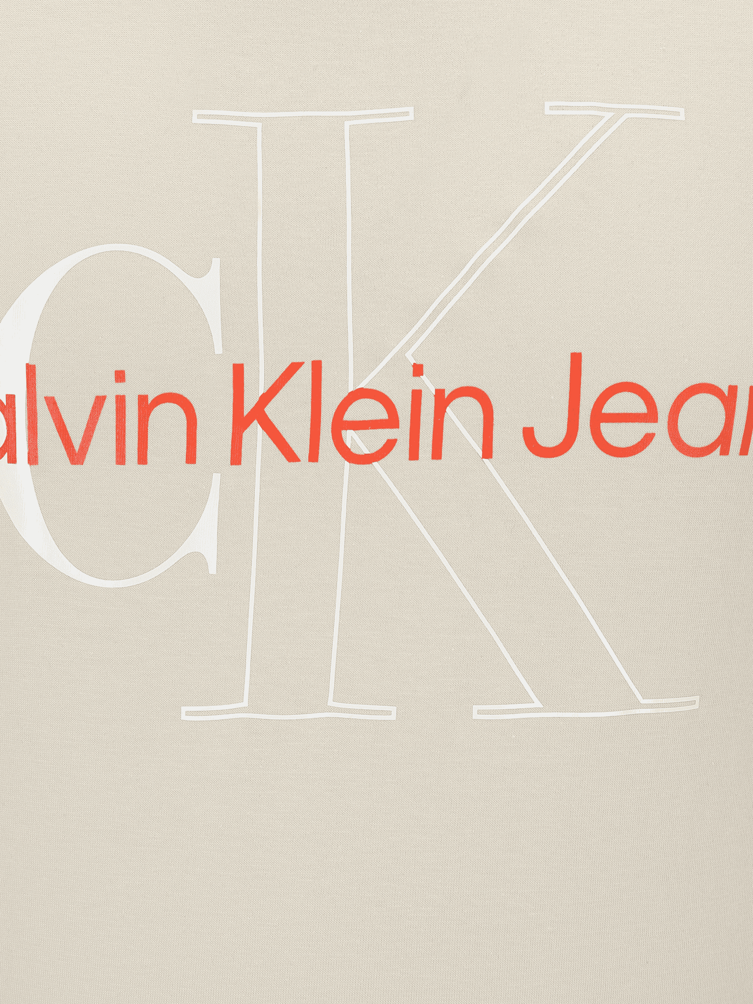 t8wVT Mężczyźni Calvin Klein Jeans Plus Koszulka w kolorze Szarobeżowym 
