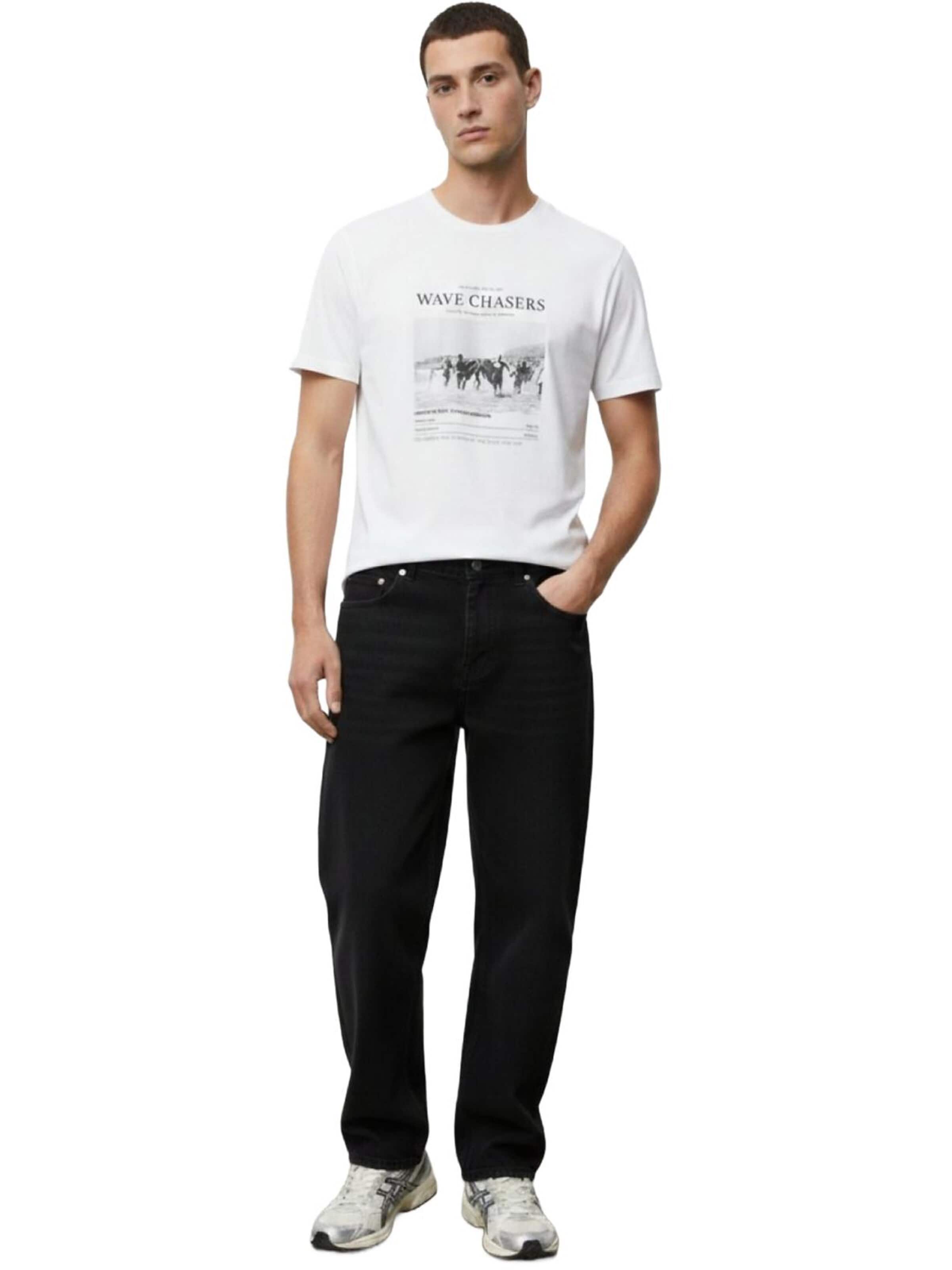 LTB Jeans - Camiseta 'Printed T-Shirt' en blanco