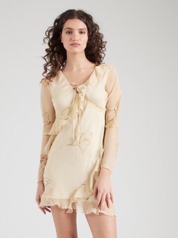 Abito di TOPSHOP in beige: frontale