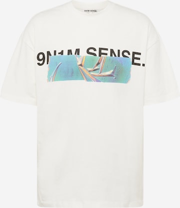 9N1M SENSE Shirt in Wit: voorkant