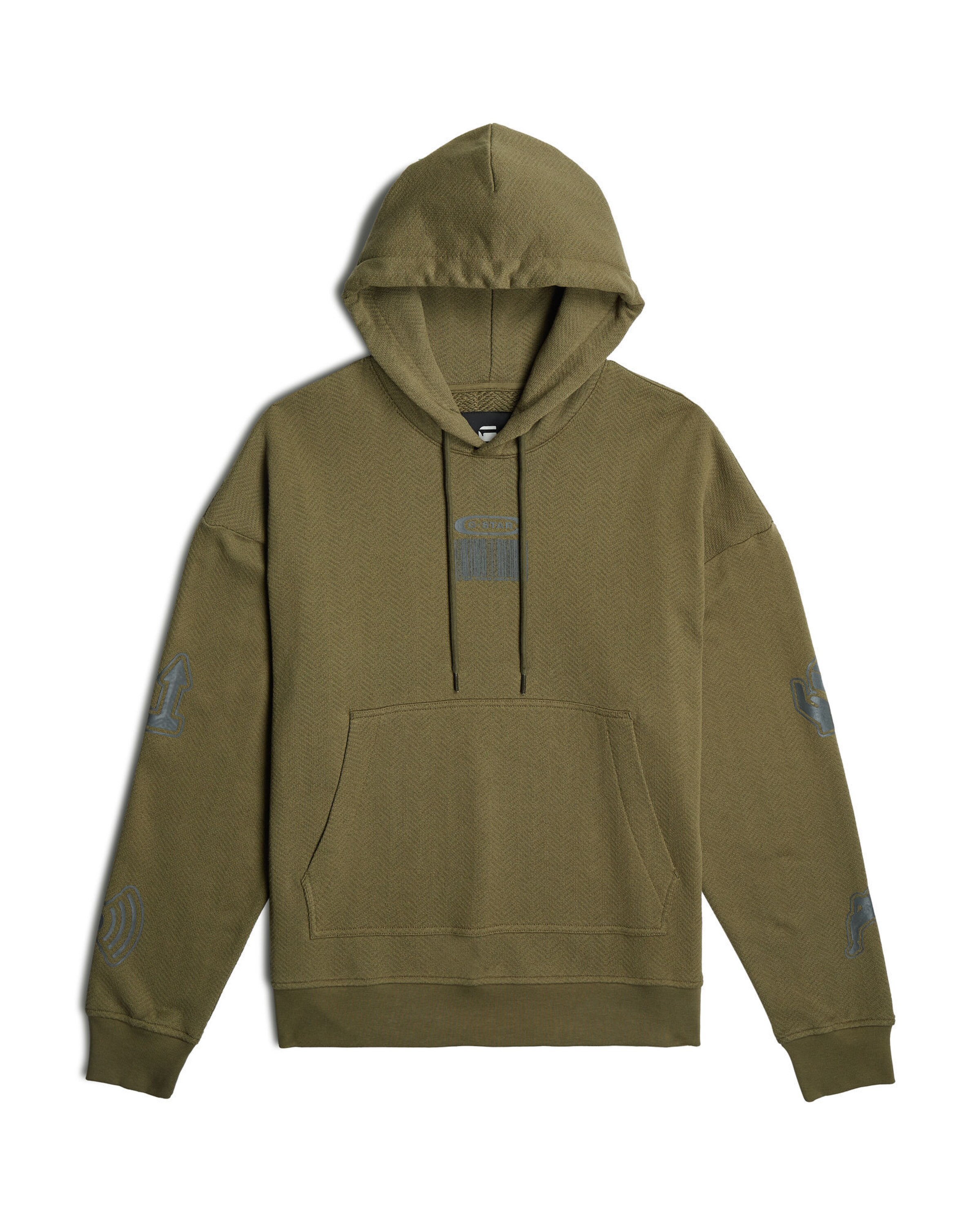 G-STAR Sweatshirt in Grün: Vorderseite