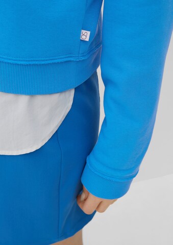 Sweat-shirt QS en bleu