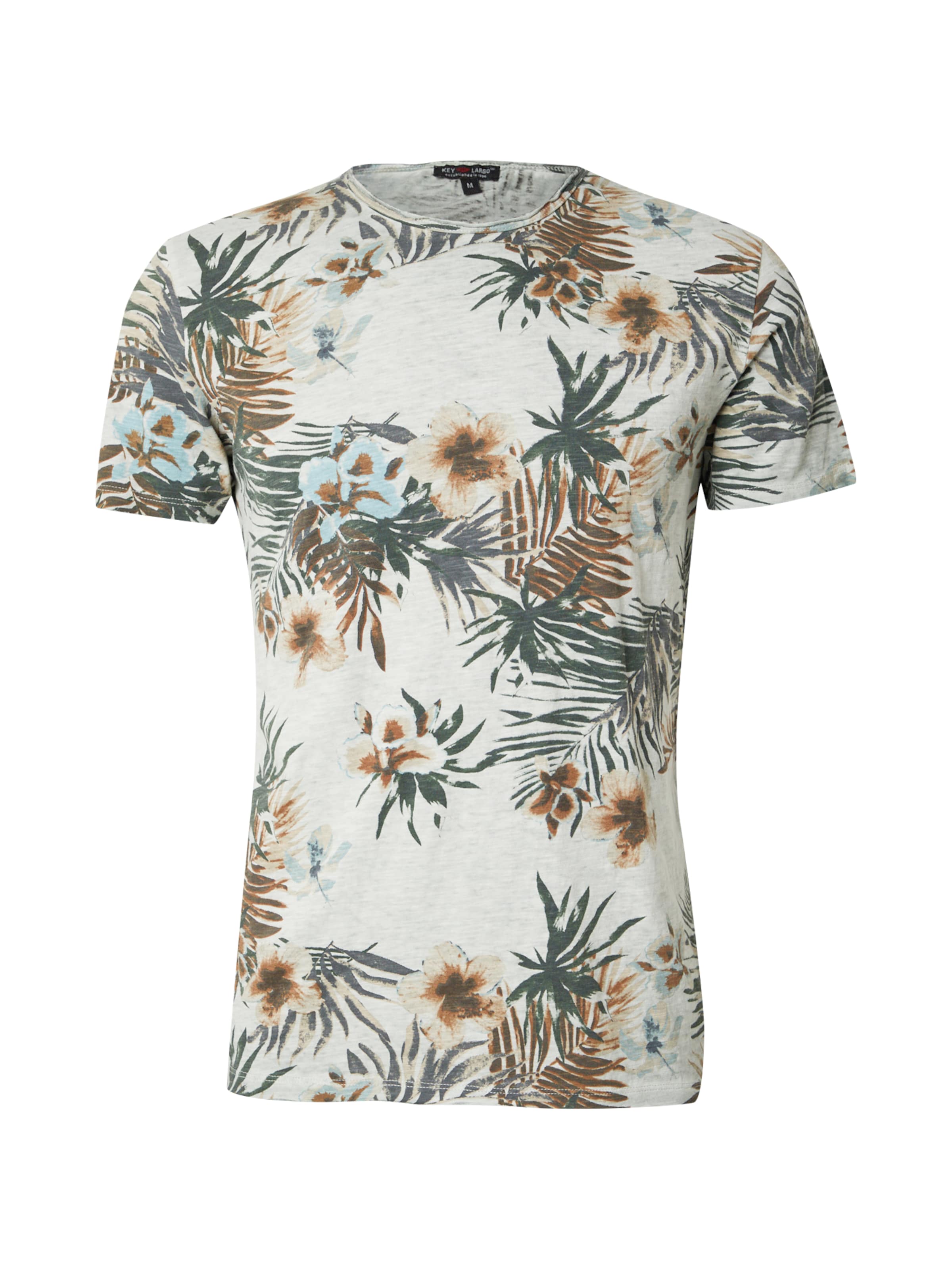 Key Largo Футболка 'PLAYA' в Зеленый: спереди