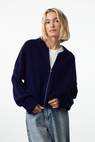 Cardigan Trendyol en bleu : devant