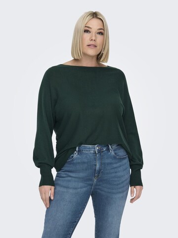 Pull-over 'CARAIDA' ONLY Carmakoma en vert : devant
