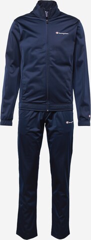 Champion Authentic Athletic Apparel Tracksuit in Blue: front