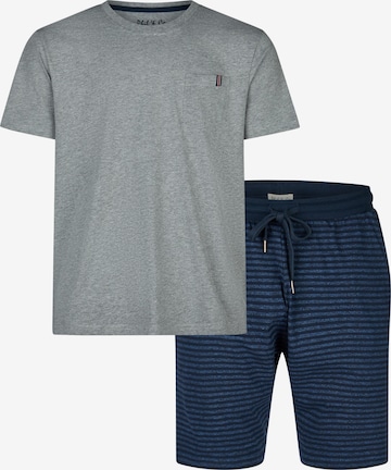Pyjama court 'Essential' Phil & Co. Berlin en gris : devant
