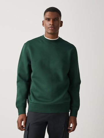 Sweat-shirt Next en vert : devant