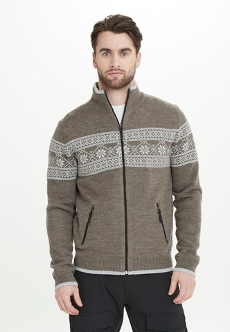 Whistler Athletic Cardigan 'Holden' in Grey: front