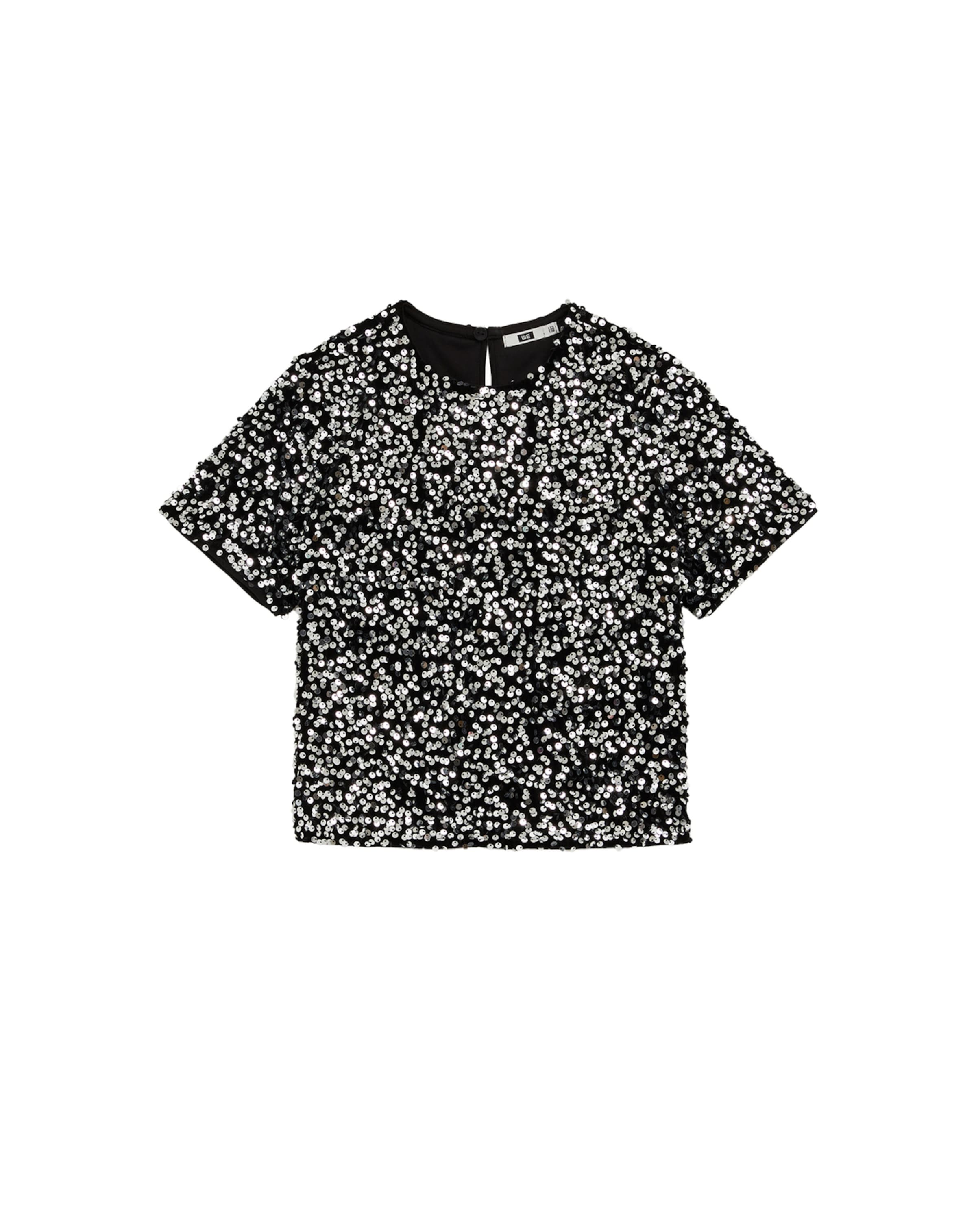 WE Fashion T-shirt i silver: framsida