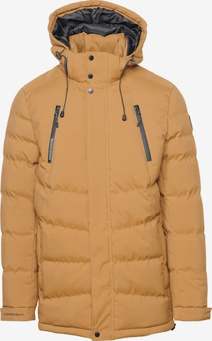 KOROSHI Зимняя куртка в Коричневый: спереди