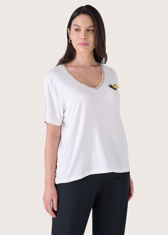 T-Shirt 'Susy' Camomilla en blanc : devant