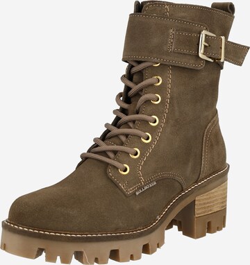 BULLBOXER Lace-Up Ankle Boots in Brown: front