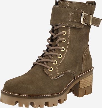 BULLBOXER Lace-Up Ankle Boots in Brown: front