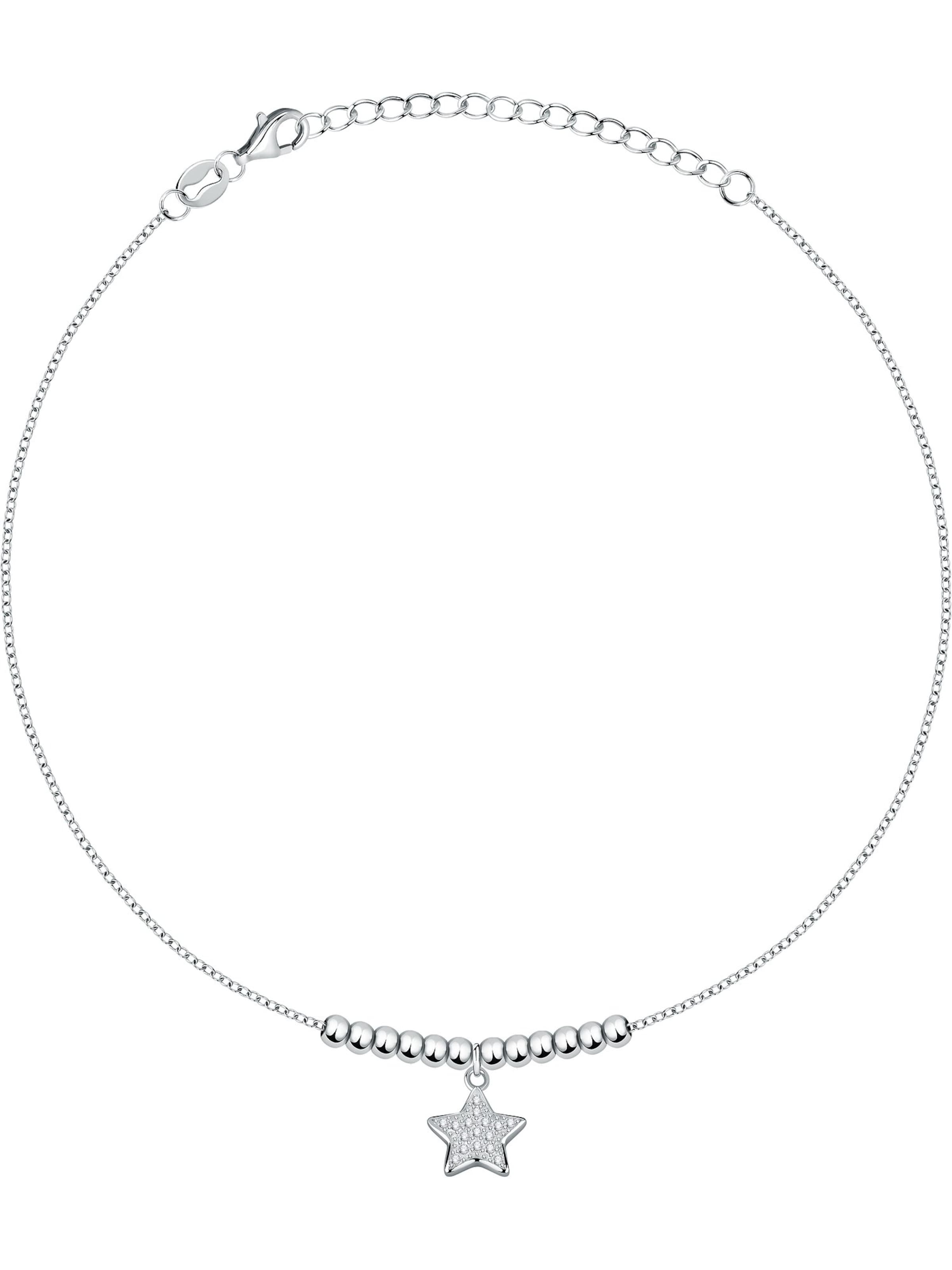 CHRIST Fußkette in Silber: Vorderseite