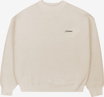 Pullover 'Back In The Days' di Prohibited in beige: frontale