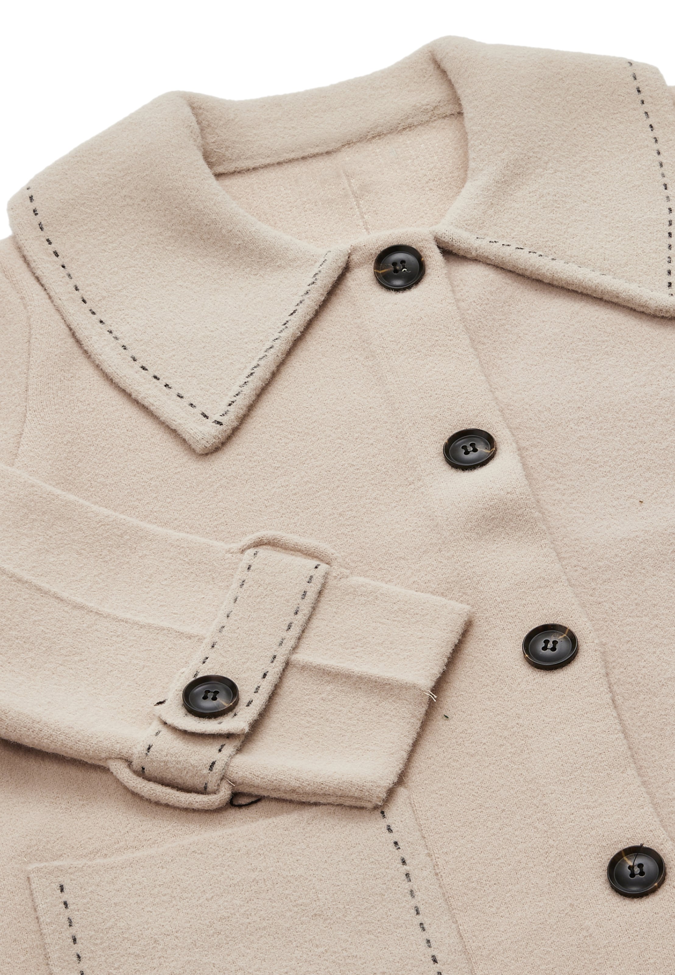 CELOCIA - Sobretudo meia-estação em bege