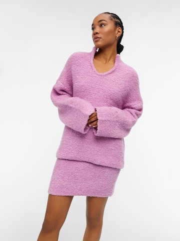 OBJECT Sweater 'Frill' in Purple