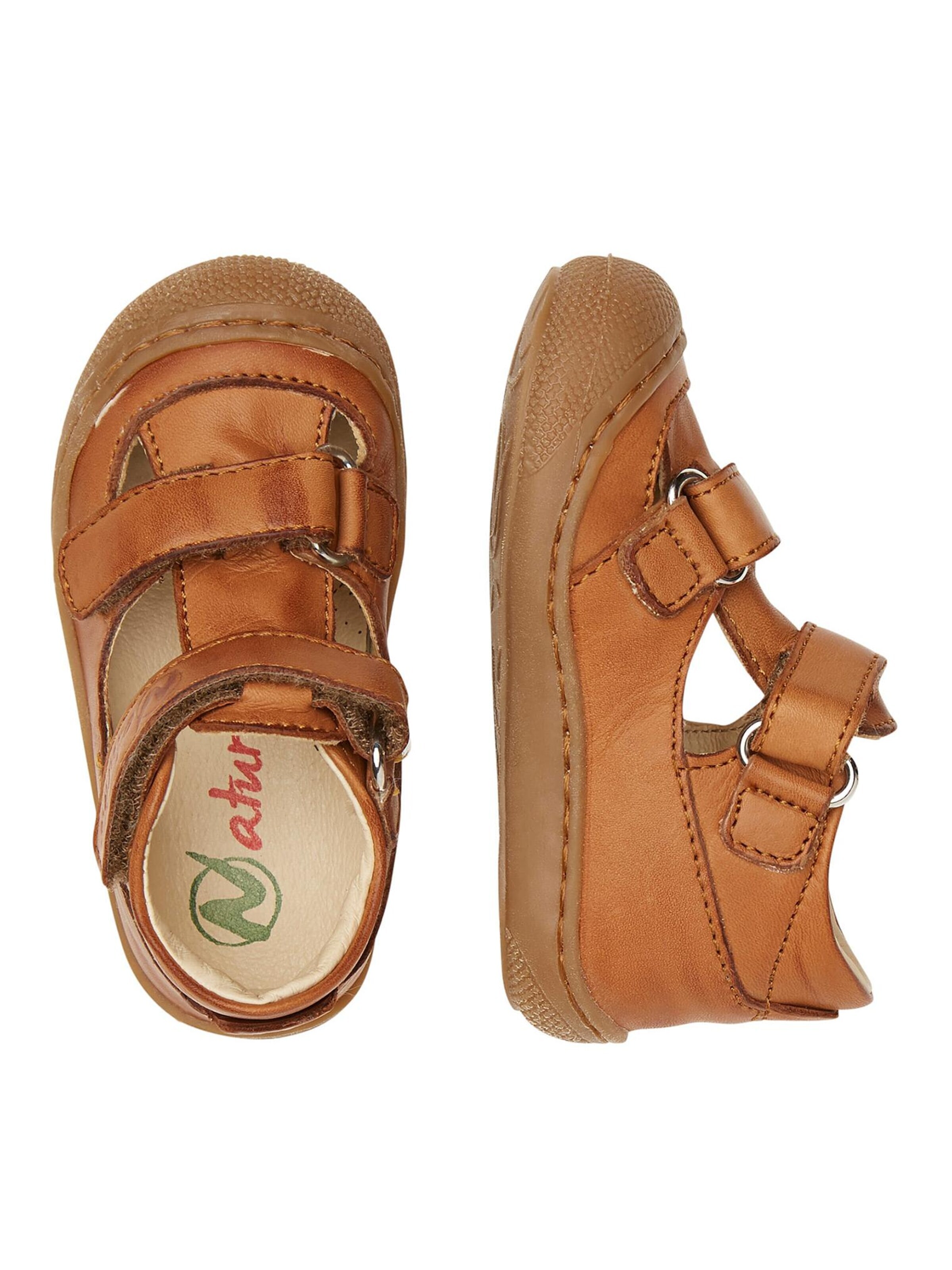 NATURINO Open shoes 'PUFFY' in Beige