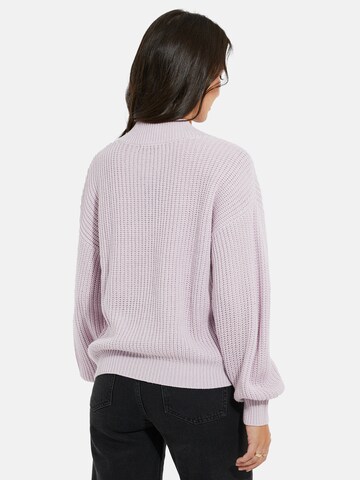 Threadbare Pullover 'Pebble' in Lila
