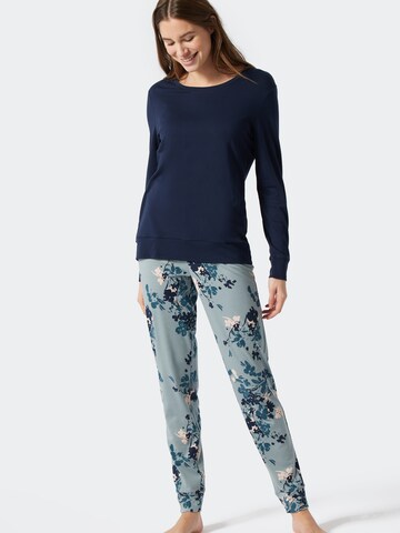 SCHIESSER Pajama in Blue