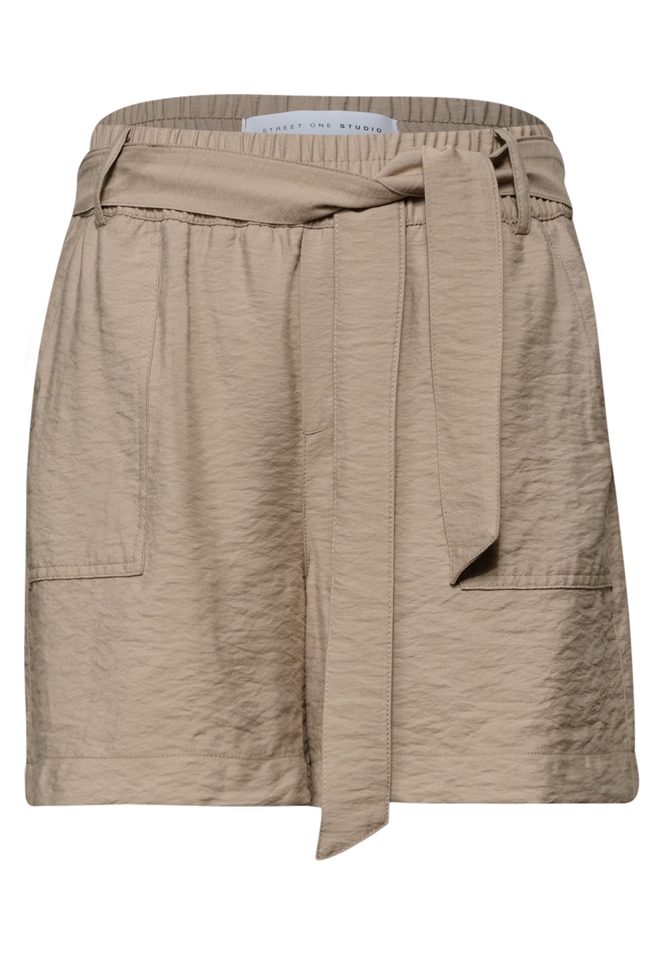 Street One Studio Loosefit Hose in Beige: Vorderseite